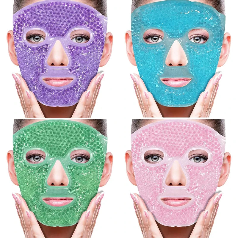 SPA Ice Cold and Hot Heat Full Face Eye Mask Sleeping Ice Pack