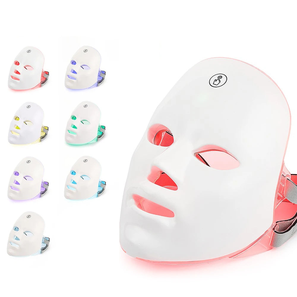 Rechargeable Facial LED Mask 7 Colors