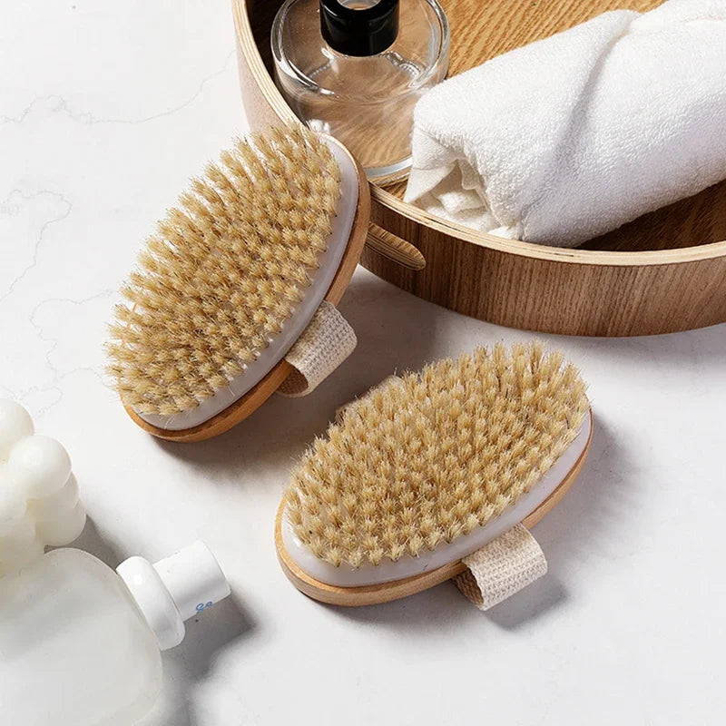 Natural Bristle Soft Dry  Brush