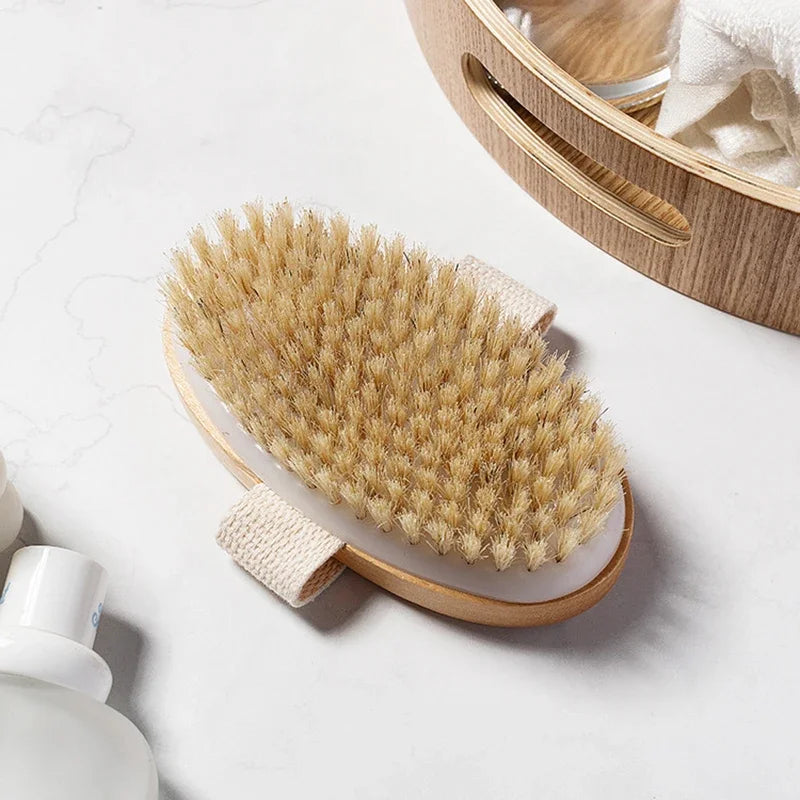 Natural Bristle Soft Dry  Brush