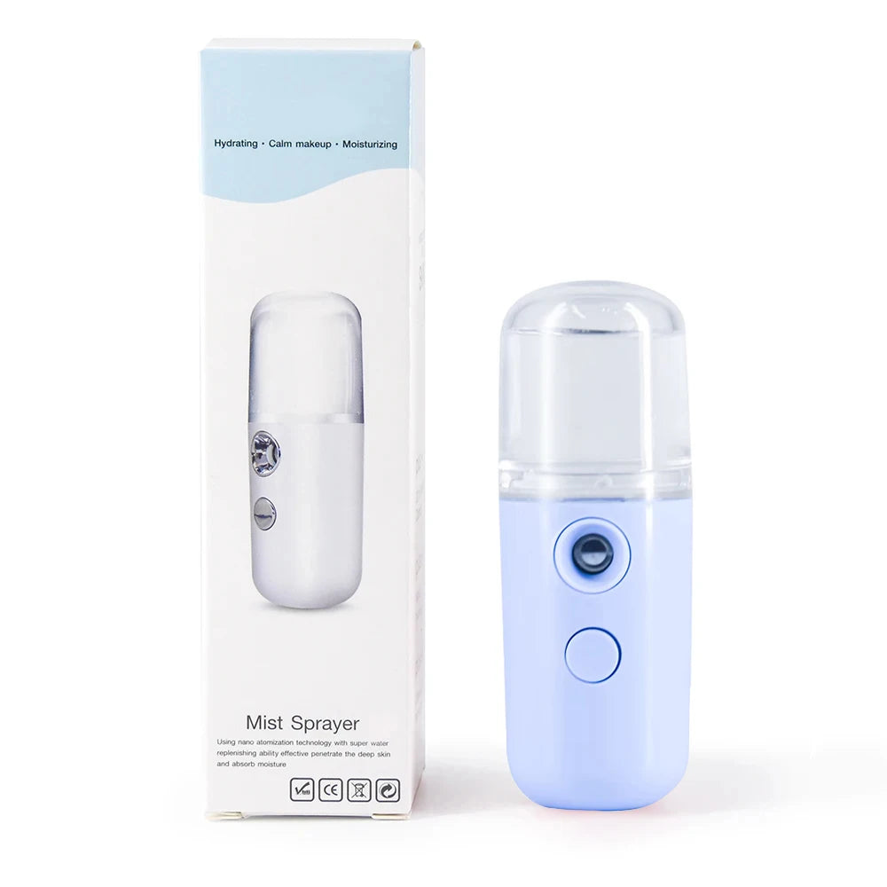 Face Hydration Sprayer Mini Nano Facial Sprayer Portable Rechargeable Small Steamer Wireless