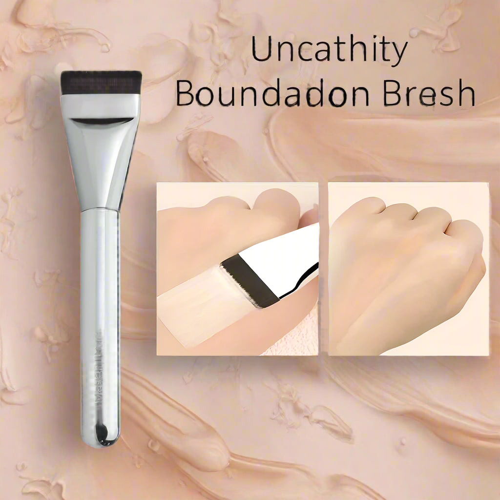 1/2Pc Multi-Use Flat Foundation Brush Ultra-Fine, Hypoallergenic Foundation Brush Perfect for Face Contouring