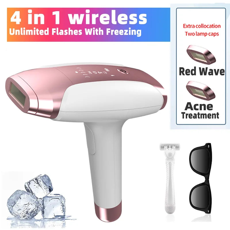 999999 Flashes IPL Laser Hair Removal Machine - Painless Permanent Epilator